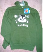 (image for) Licensed Looney Tunes Pussyfoot Cat Hooded Fleece Small - Click Image to Close
